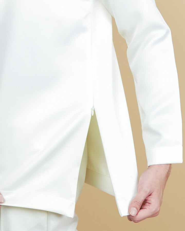 Baju Melayu Luxe - Cream