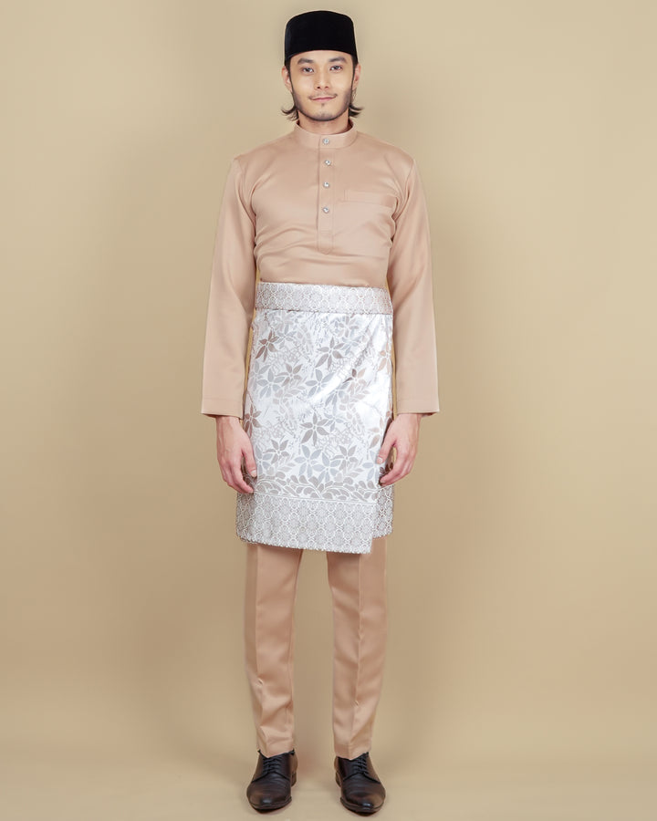 Baju Melayu Luxe - Nude