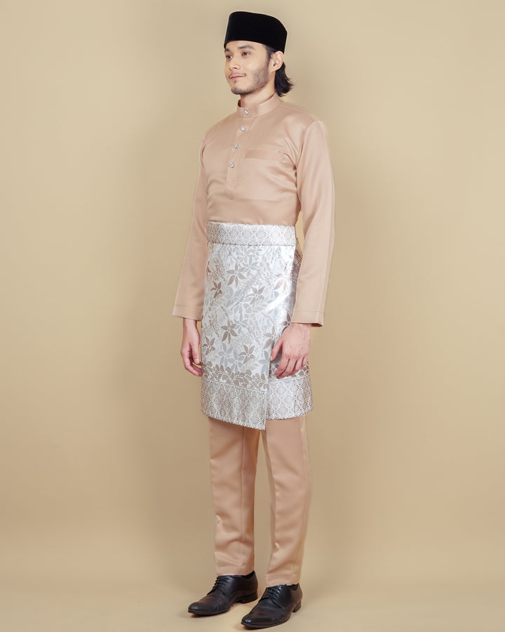 Baju Melayu Luxe - Nude