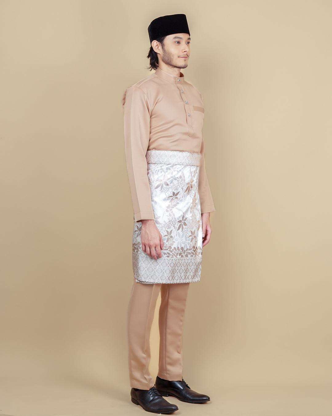 Baju Melayu Luxe - Nude