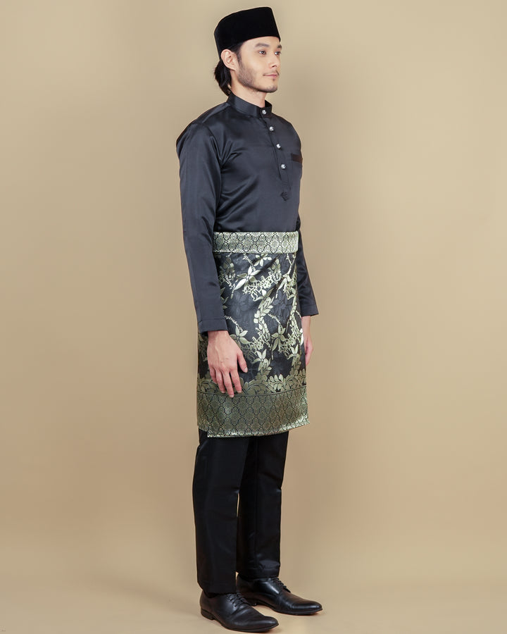 Baju Melayu Luxe - Black