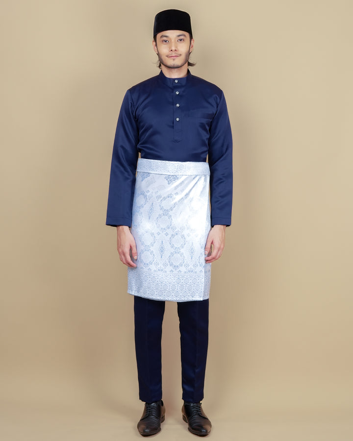 Baju Melayu Luxe - Navy Blue