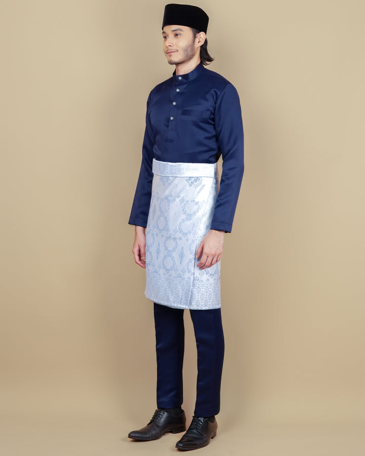 Baju Melayu Luxe - Navy Blue