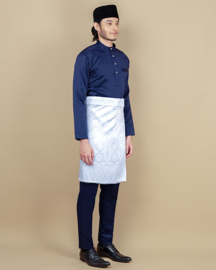 Baju Melayu Luxe - Navy Blue