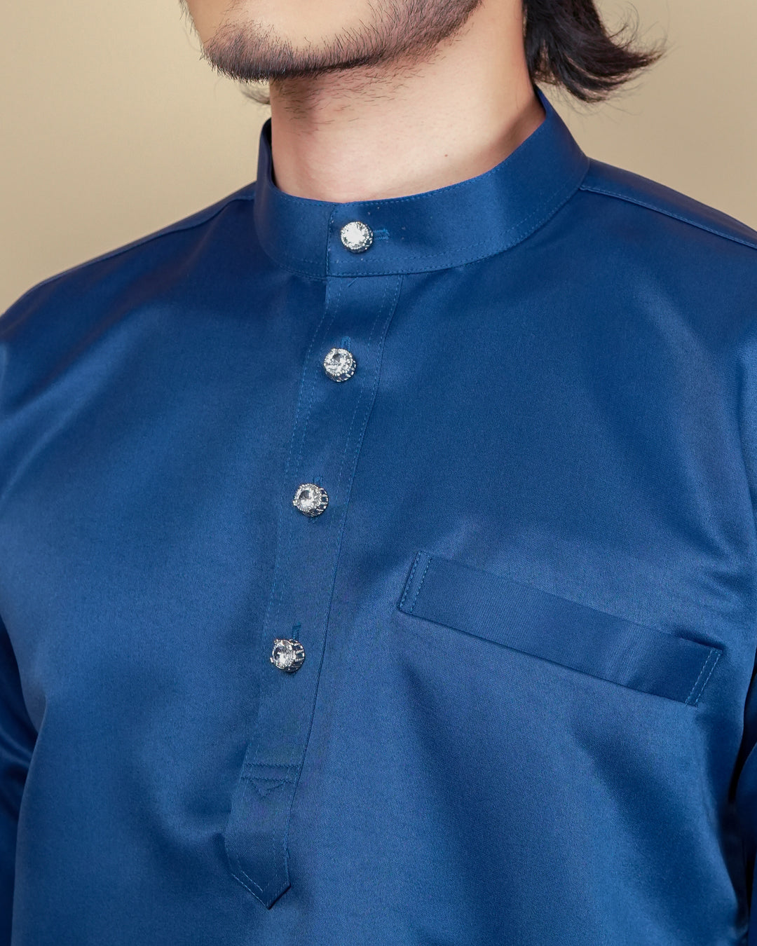 Baju Melayu Luxe - Royale Blue