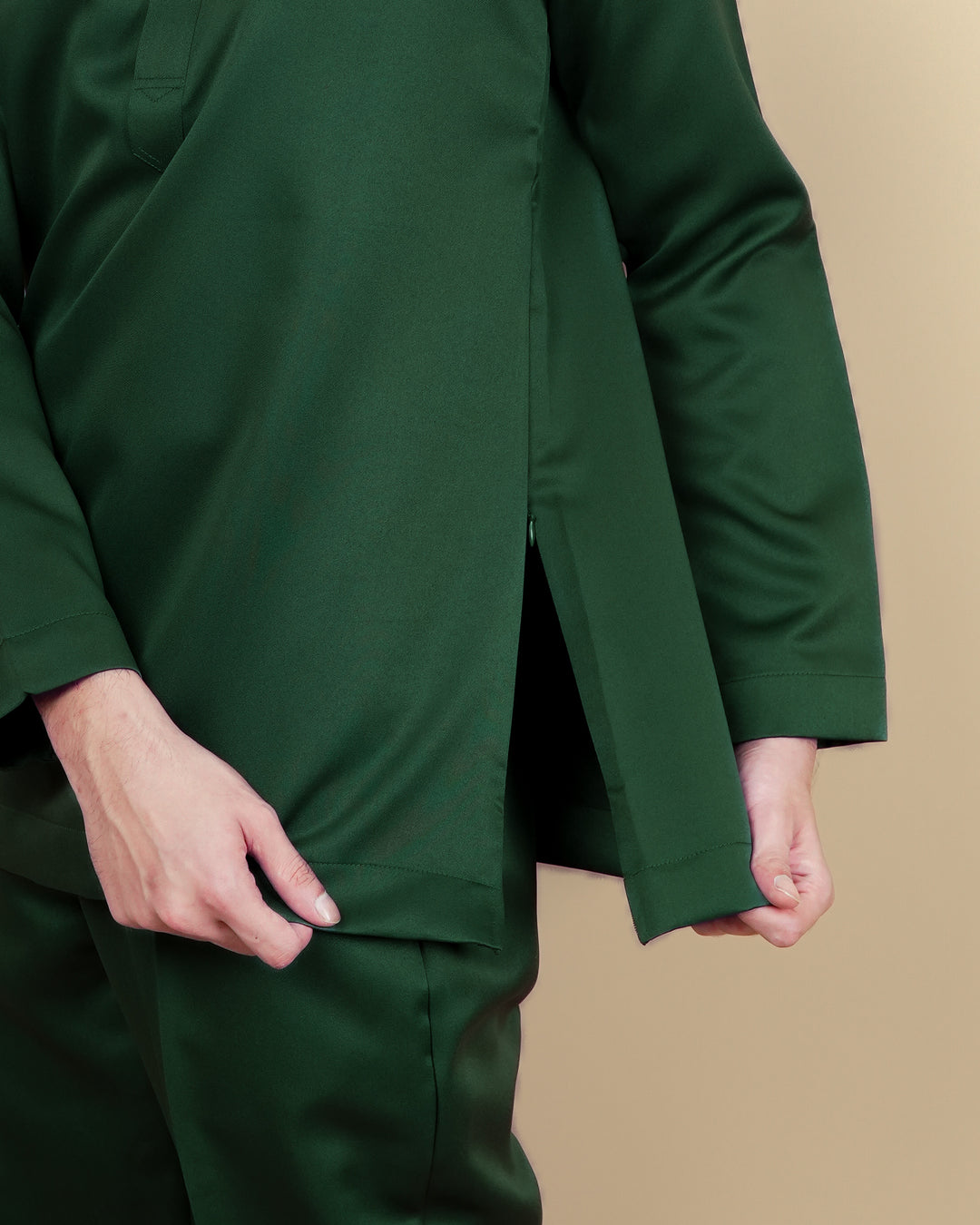 Baju Melayu Luxe - Emerald Green