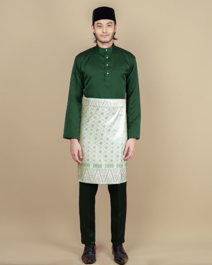 Baju Melayu Luxe - Emerald Green