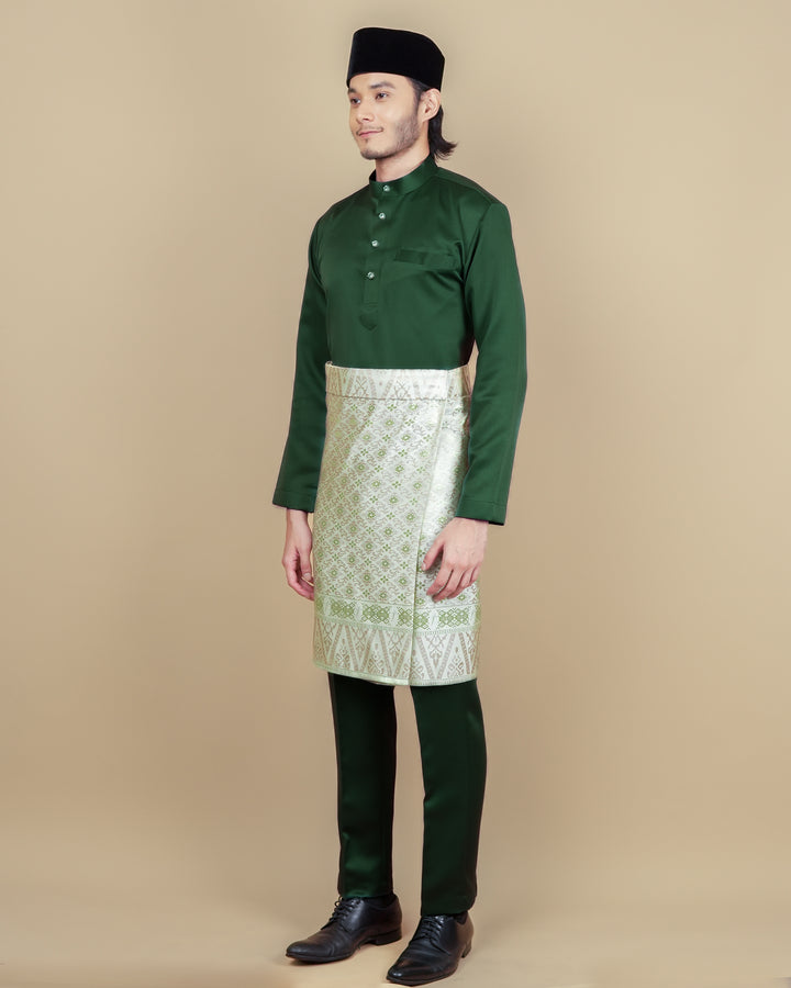 Baju Melayu Luxe - Emerald Green