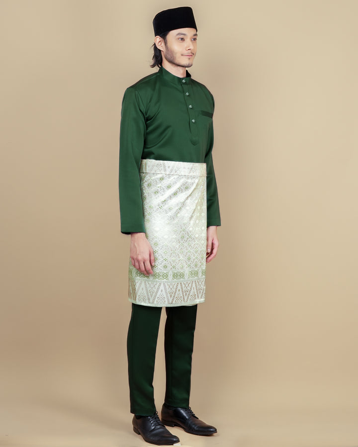 Baju Melayu Luxe - Emerald Green