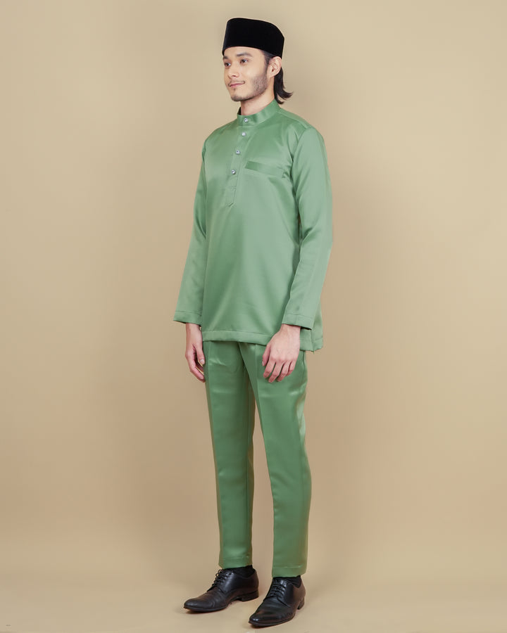 Baju Melayu Luxe - Apple Green