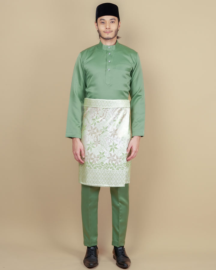 Baju Melayu Luxe - Apple Green