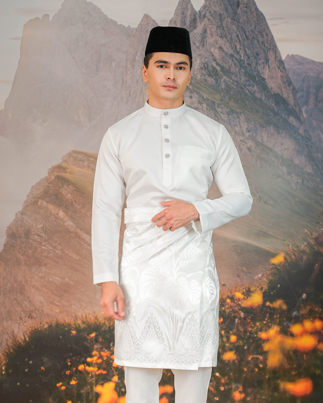 Sireh Instant Sampin Adult - Offwhite & Silver