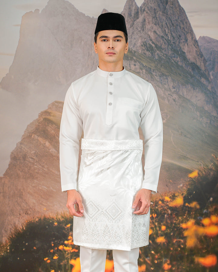 Teratai Instant Sampin Adult - Offwhite & Silver