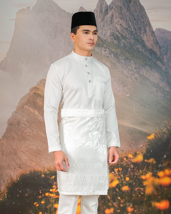 Teratai Instant Sampin Adult - Offwhite & Silver