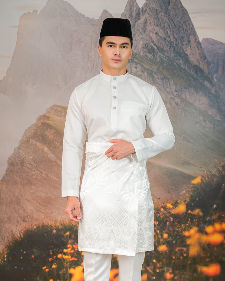 Teratai Instant Sampin Adult - Offwhite & Silver