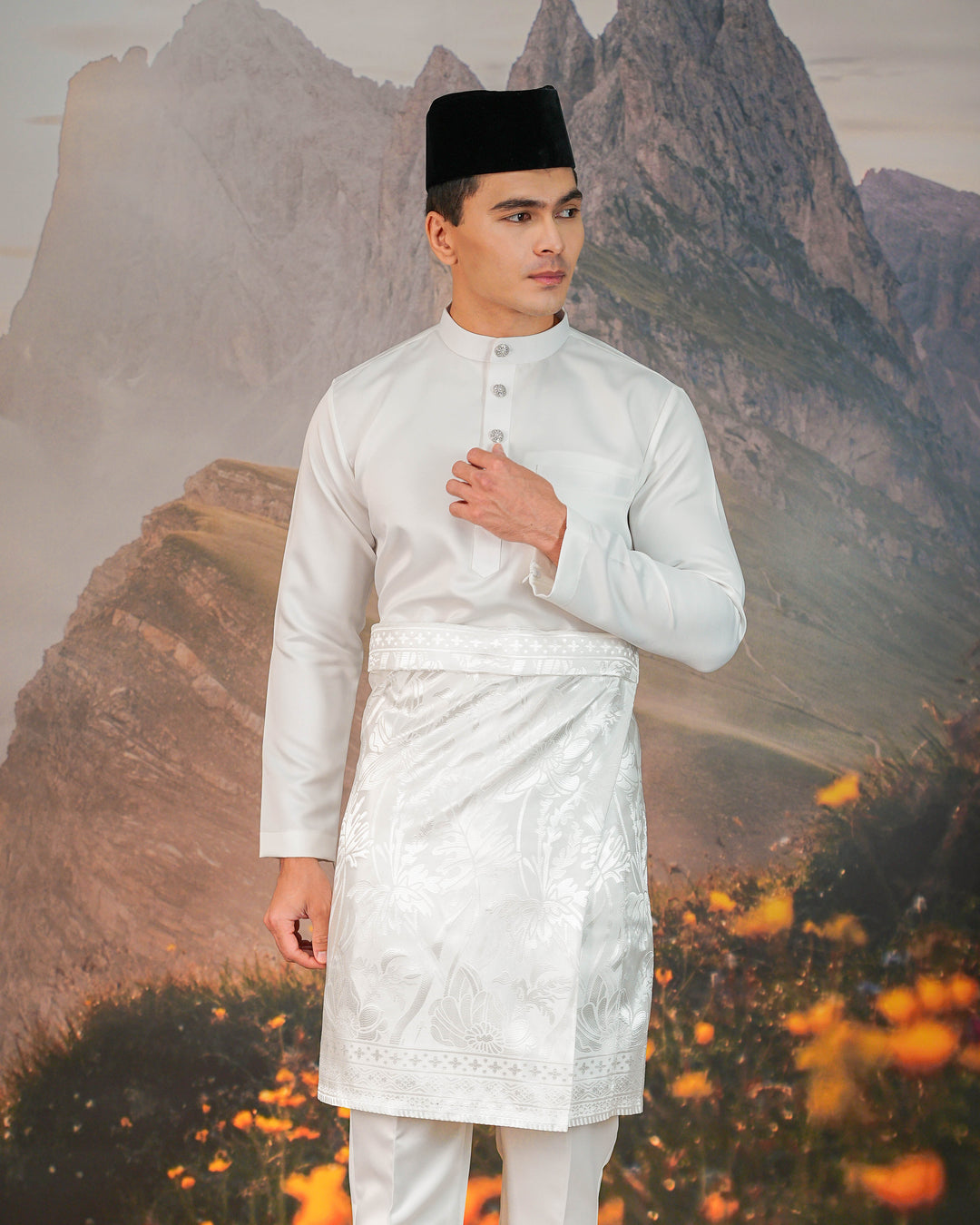 Seroja Instant Sampin Adult - Offwhite & Silver