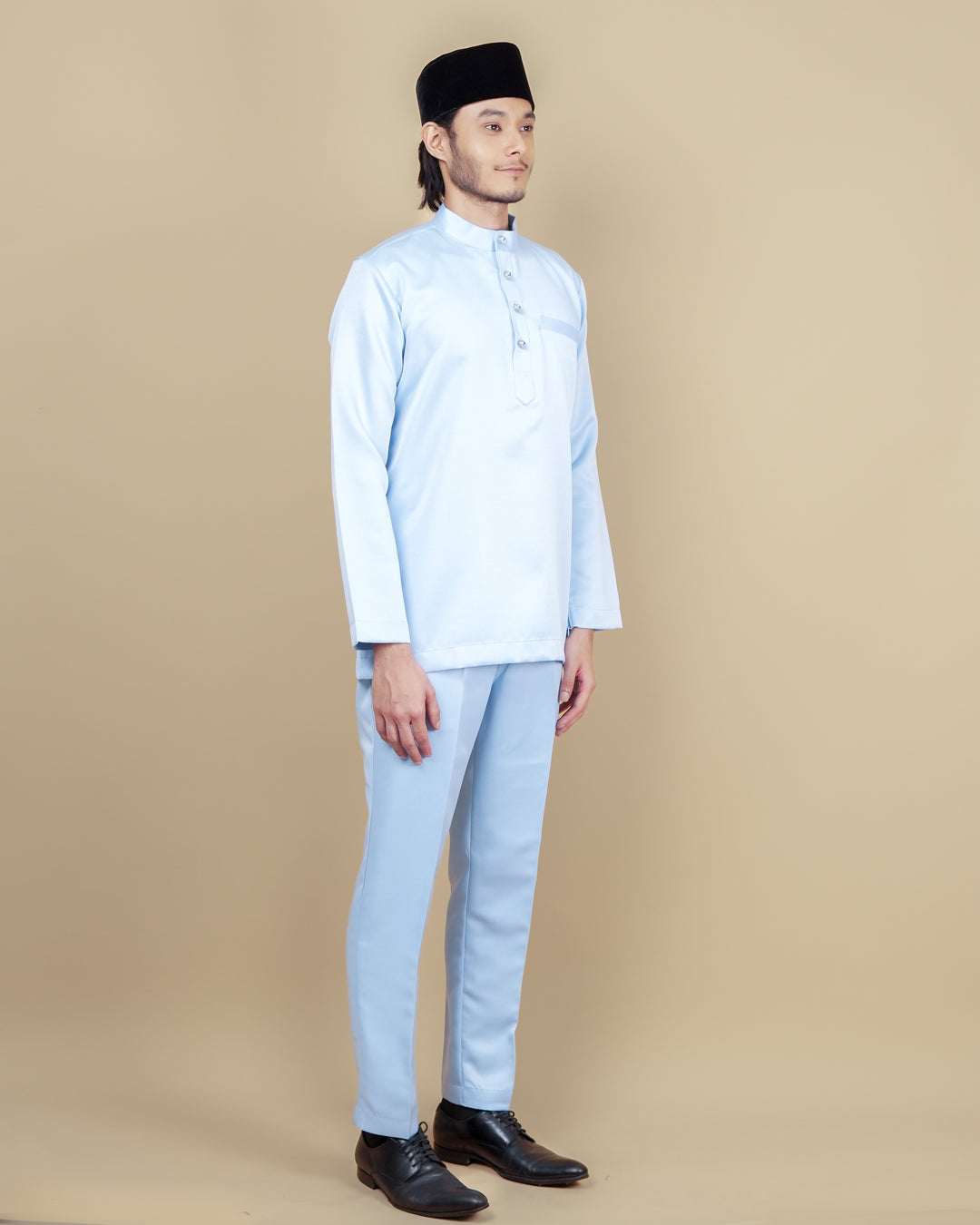 Baju Melayu Luxe - Soft Blue - SampinExclusiveMy