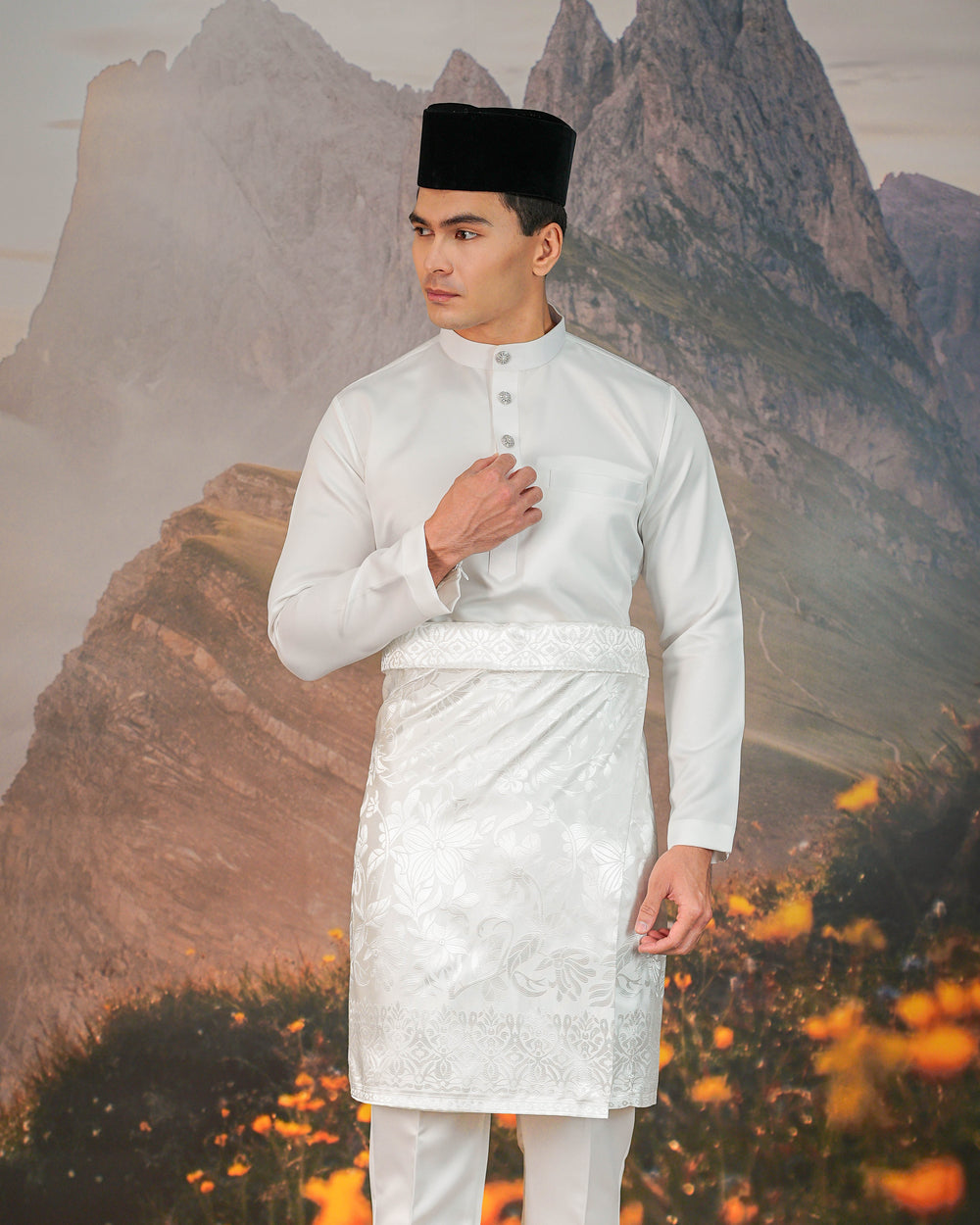 Chendana Instant Sampin Adult - Offwhite & Silver - SampinExclusiveMy
