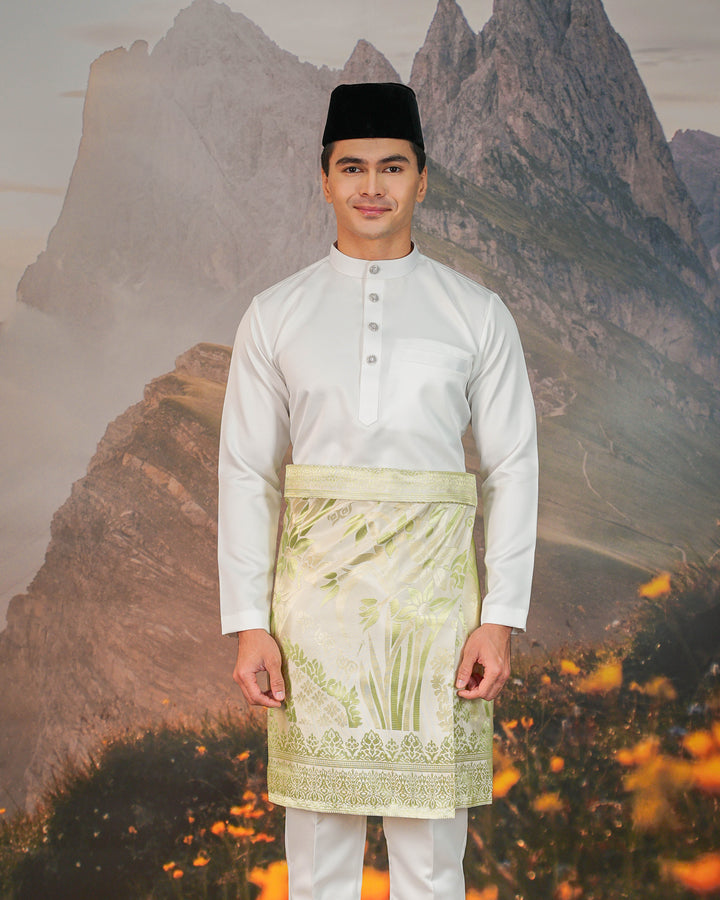 Nirmala Instant Sampin Adult - Offwhite & Soft Green