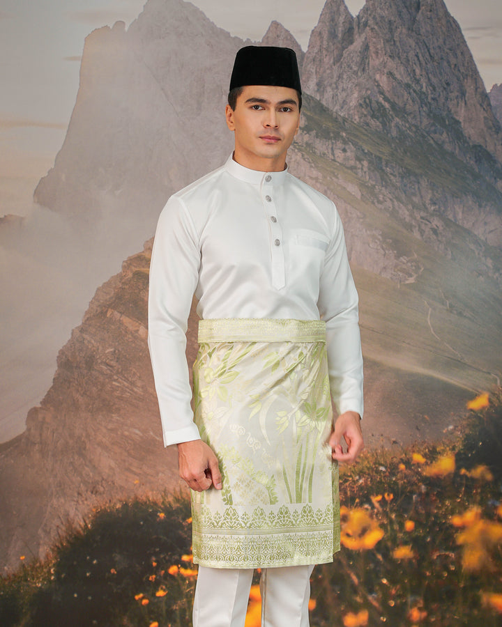 Nirmala Instant Sampin Adult - Offwhite & Soft Green