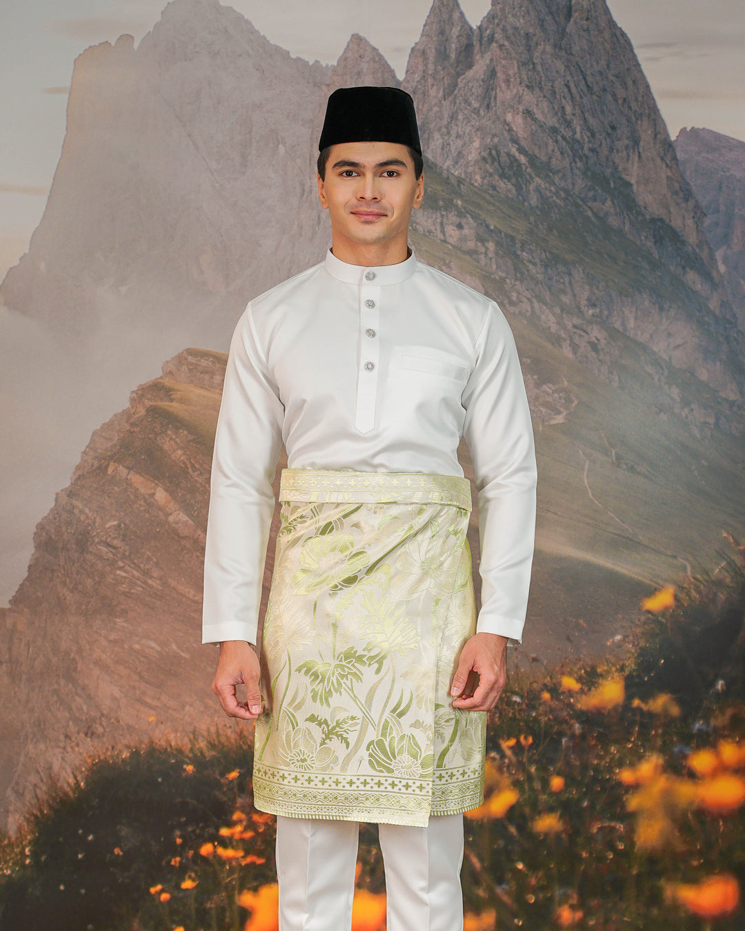 Seroja Instant Sampin Adult - Offwhite & Soft Green