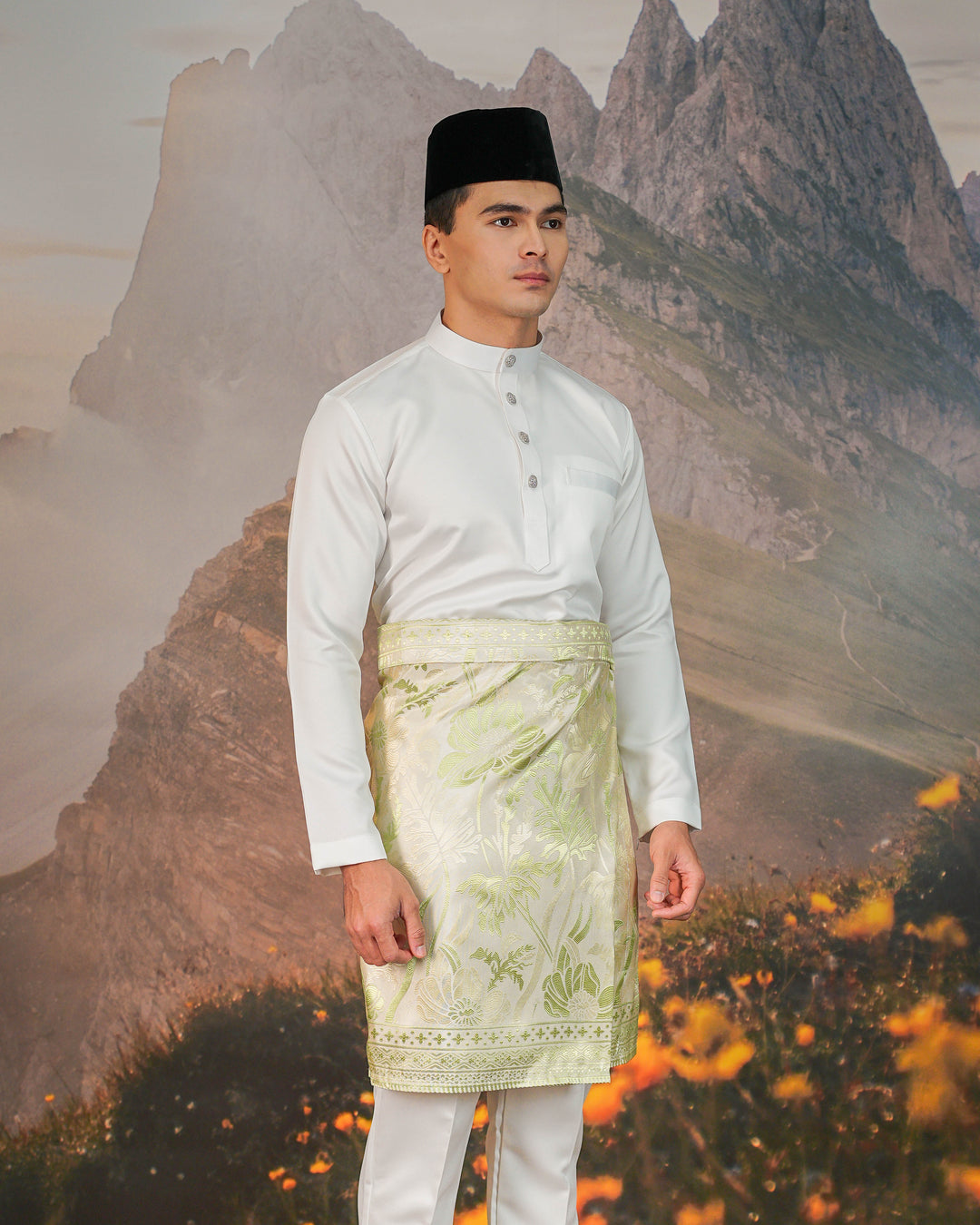 Seroja Instant Sampin Adult - Offwhite & Soft Green