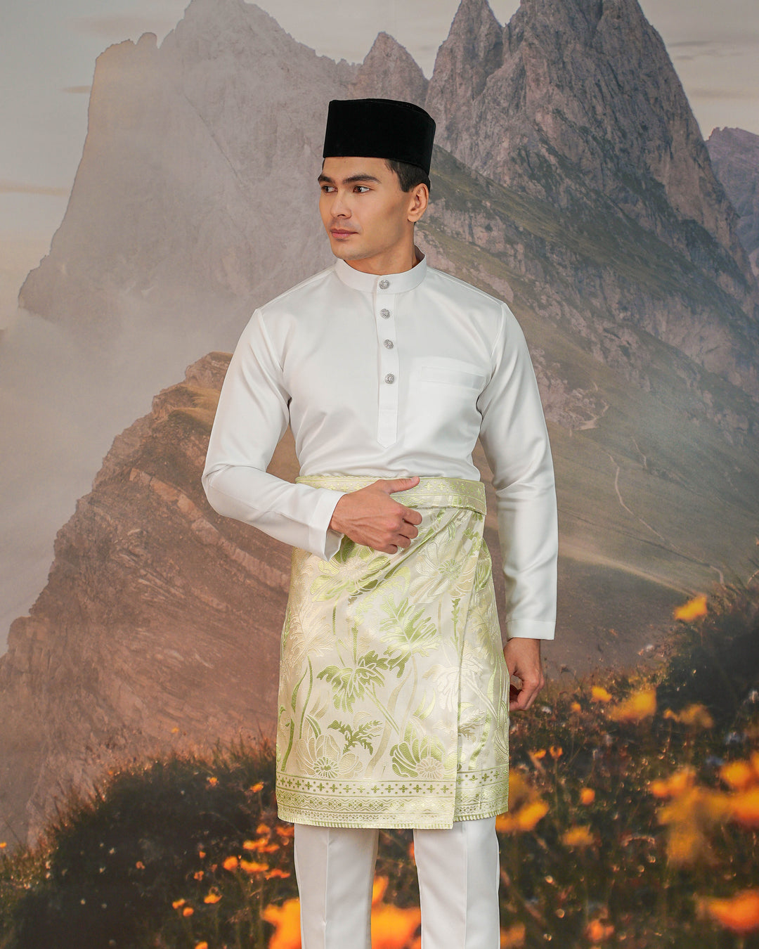 Seroja Instant Sampin Adult - Offwhite & Soft Green