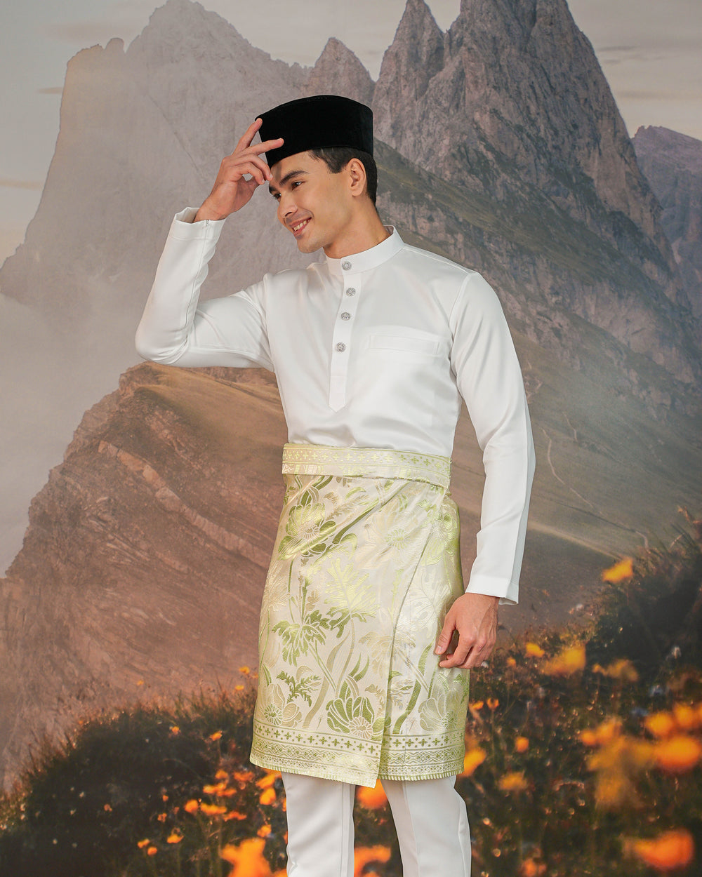 Seroja Instant Sampin Adult - Offwhite & Soft Green - SampinExclusiveMy