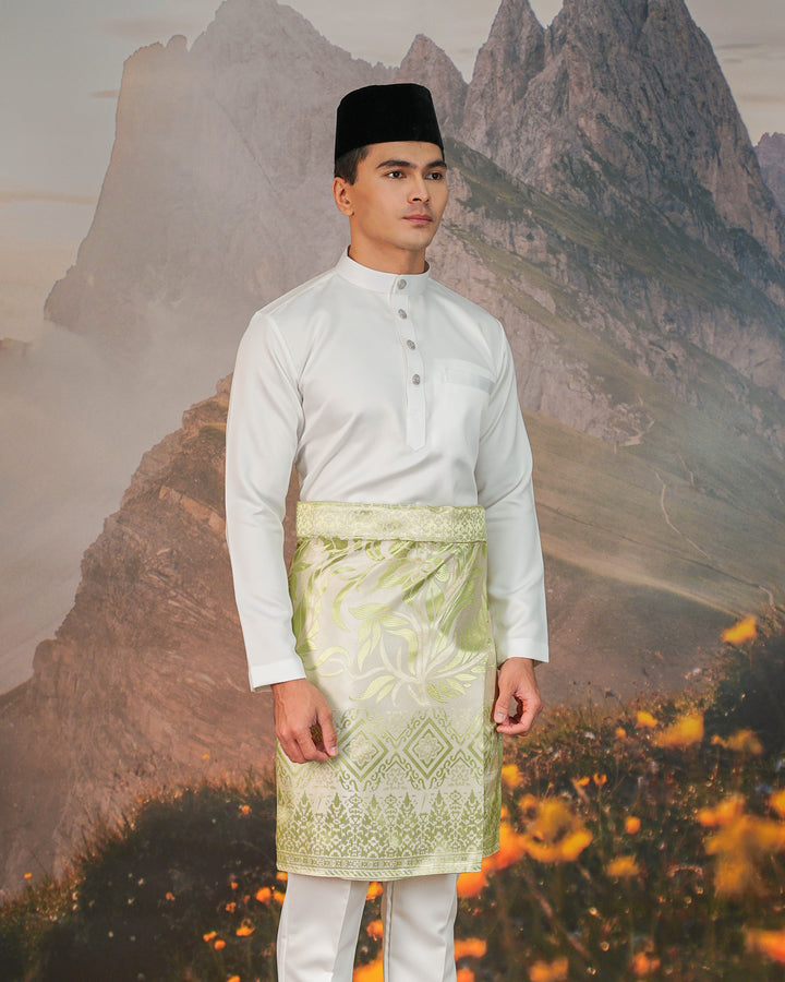 Teratai Instant Sampin Adult - Offwhite & Soft Green