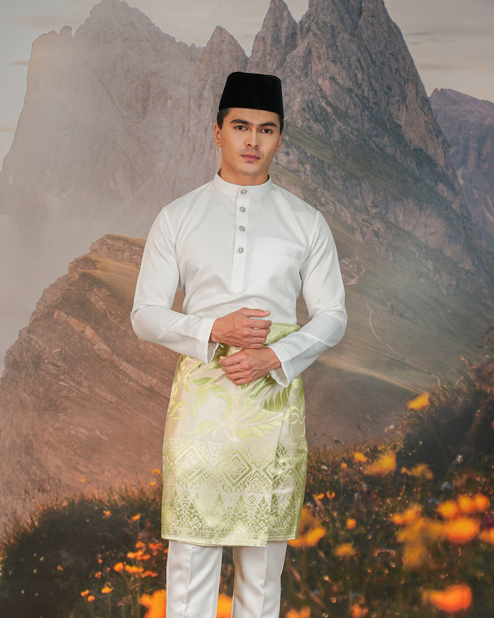 Teratai Instant Sampin Adult - Offwhite & Soft Green