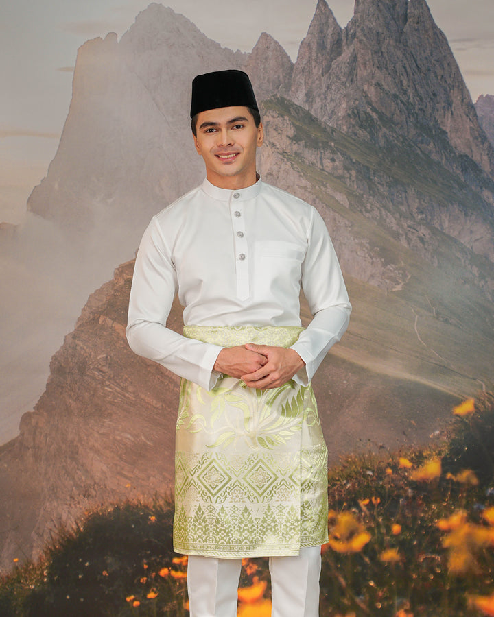 Teratai Instant Sampin Adult - Offwhite & Soft Green