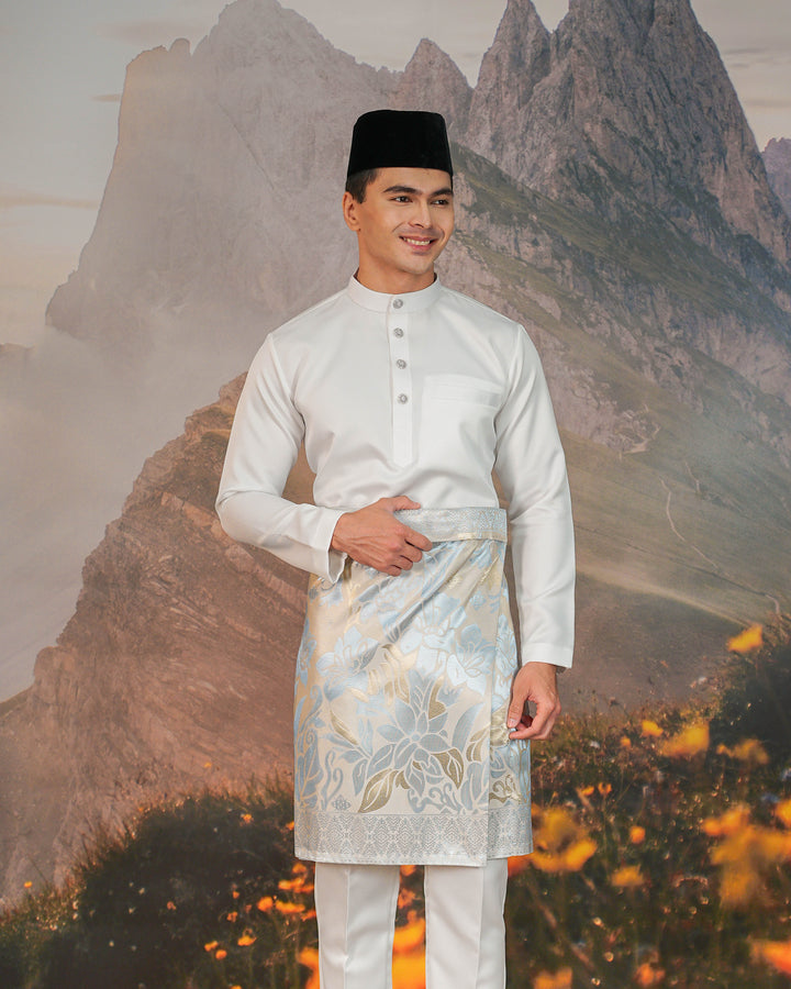 Mawar Instant Sampin Adult - Soft Gold & Blue