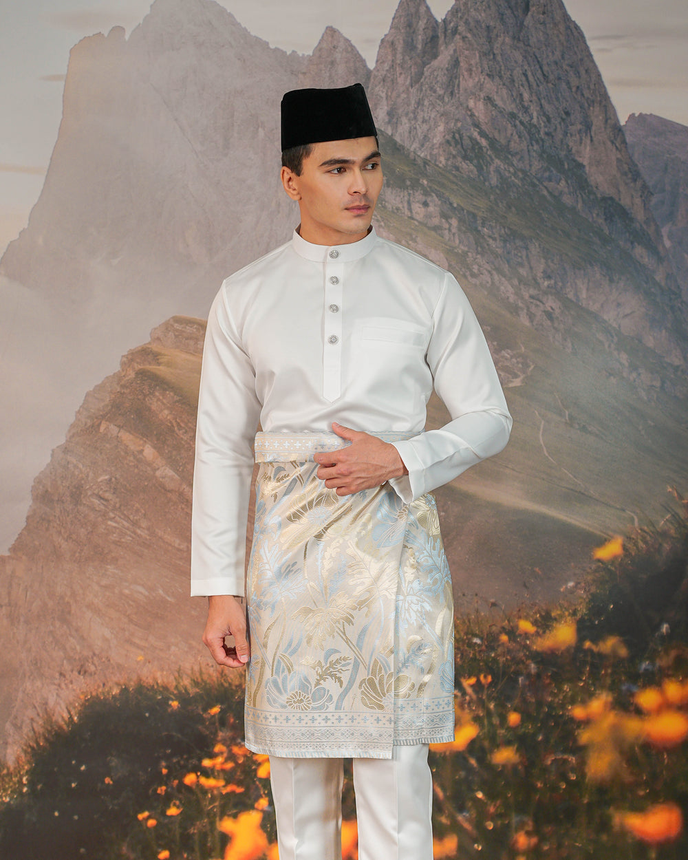 Seroja Instant Sampin Adult - Soft Gold & Blue - SampinExclusiveMy