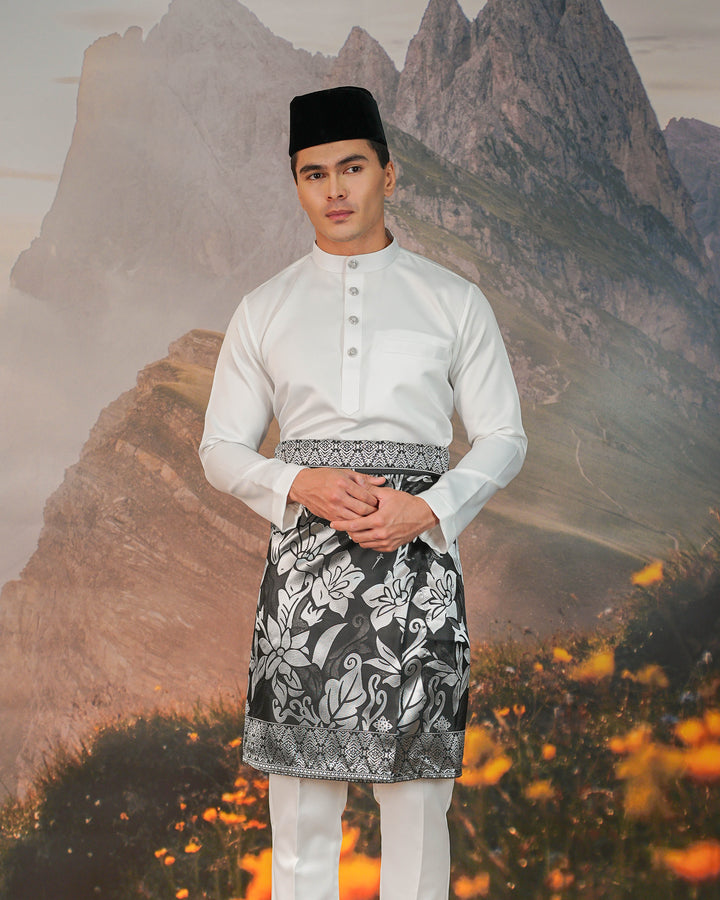 Mawar Instant Sampin Adult - Black & Silver