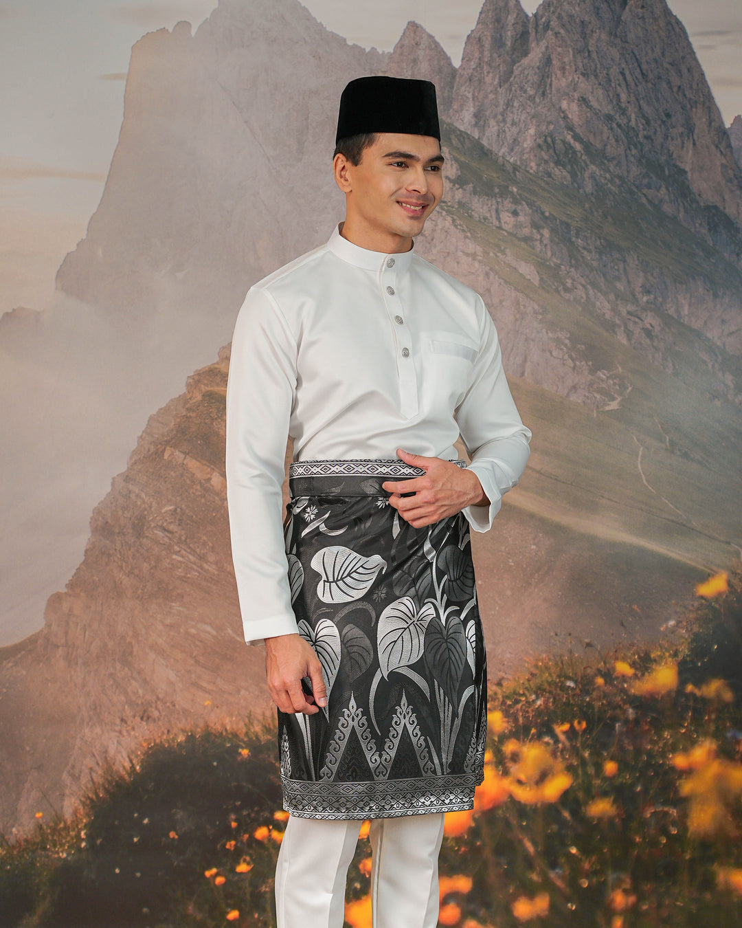 Sireh Instant Sampin Adult - Black & Silver