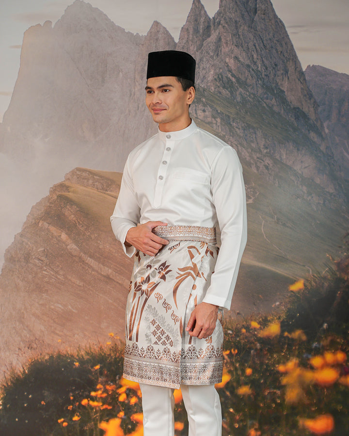 Nirmala Instant Sampin Adult - Offwhite & Brown