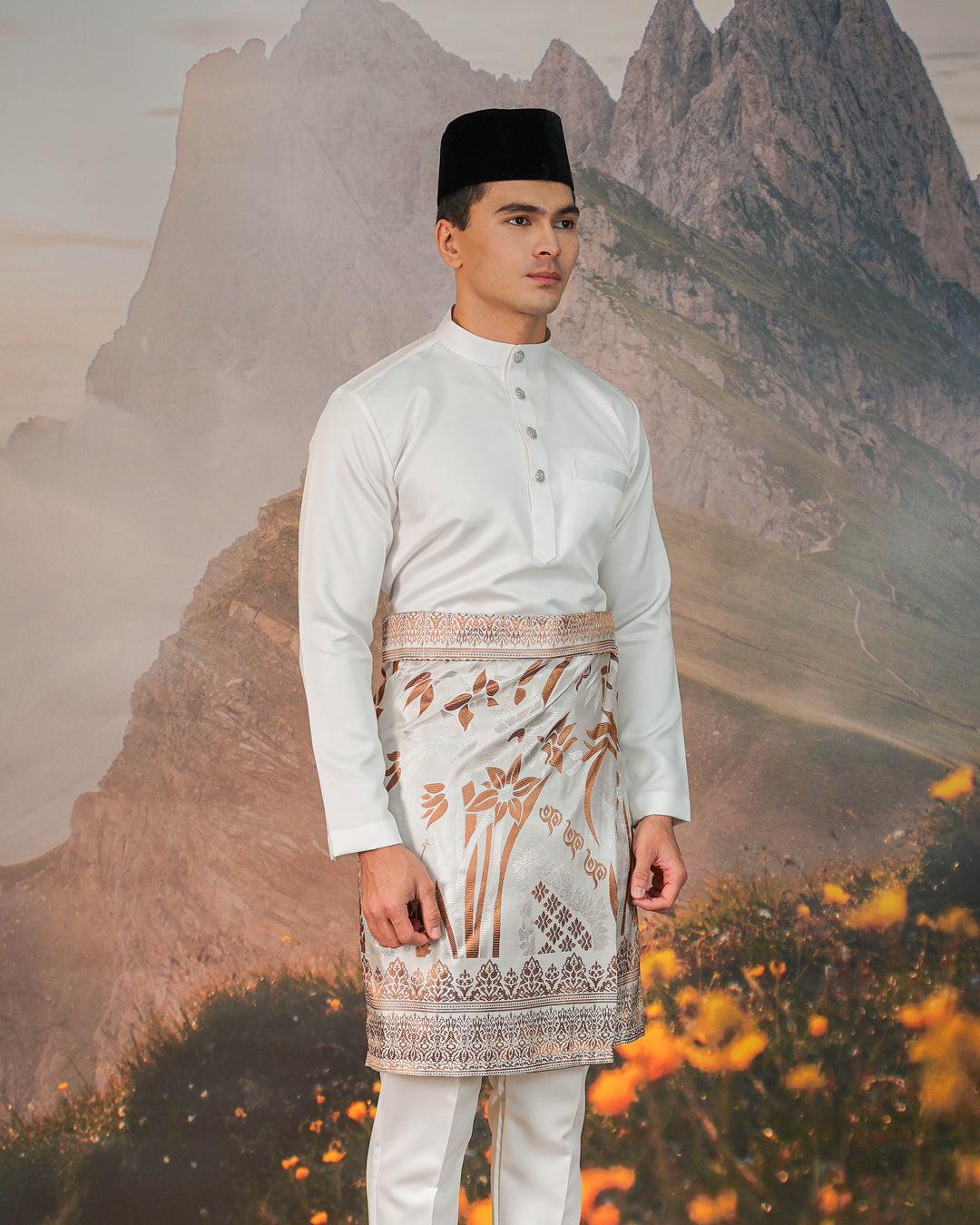 Nirmala Instant Sampin Adult - Offwhite & Brown