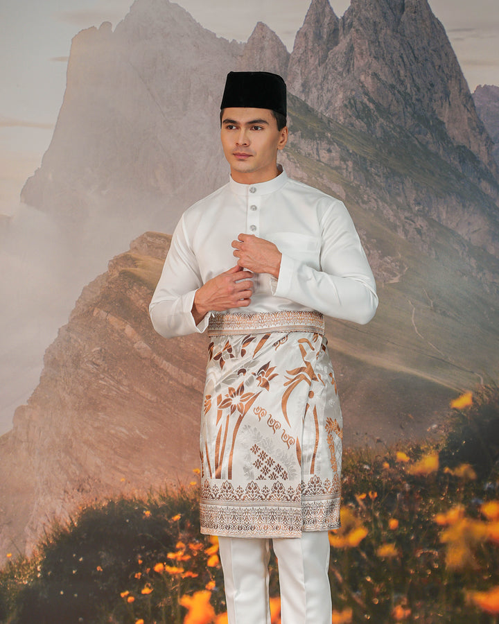 Nirmala Instant Sampin Adult - Offwhite & Brown