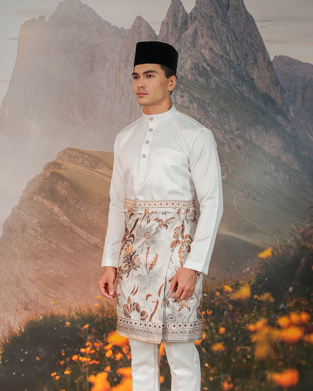 Seroja Instant Sampin Adult - Offwhite & Brown