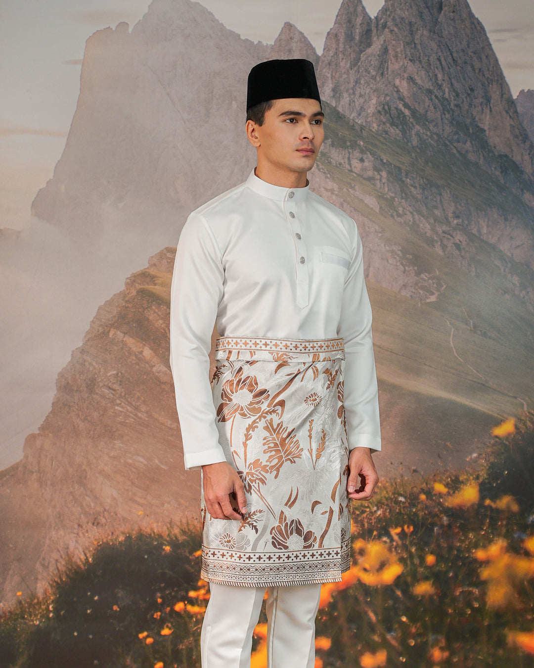 Seroja Instant Sampin Adult - Offwhite & Brown