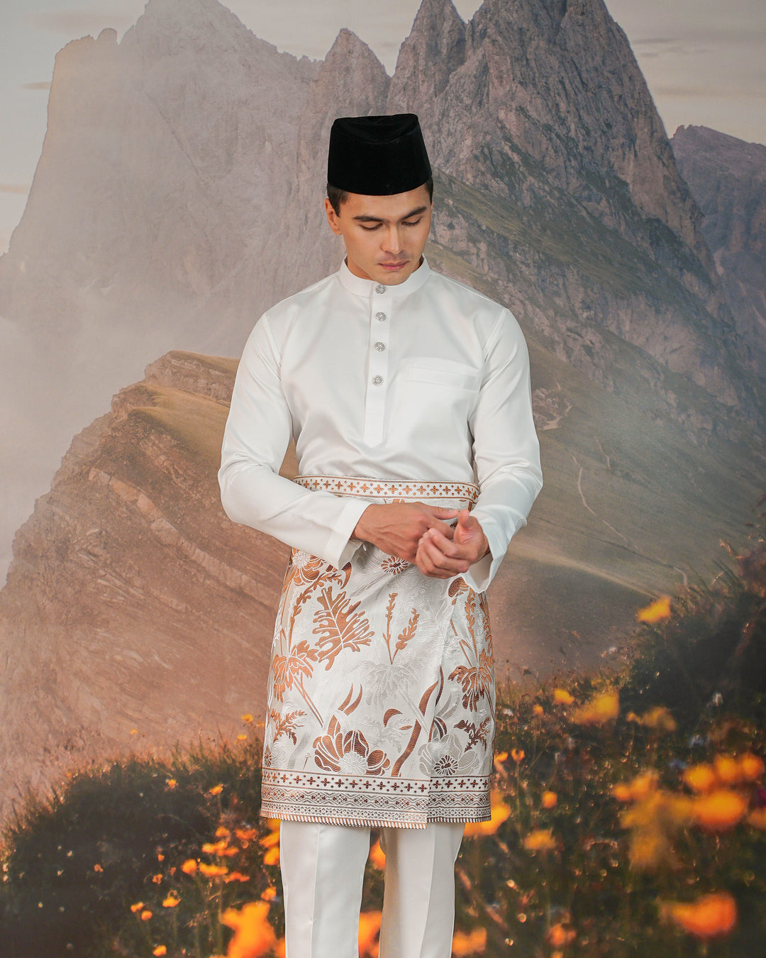Seroja Instant Sampin Adult - Offwhite & Brown
