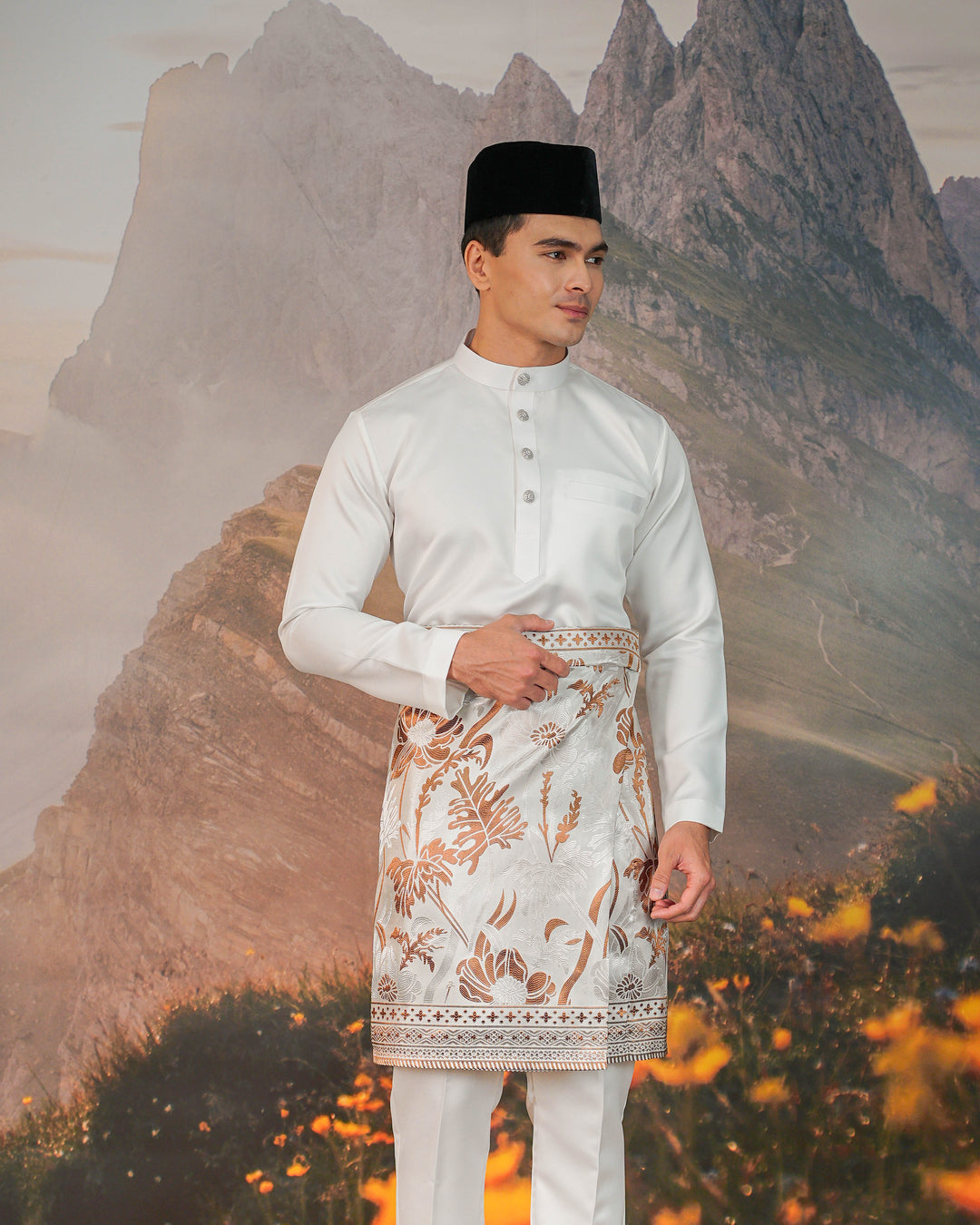 Seroja Instant Sampin Adult - Offwhite & Brown