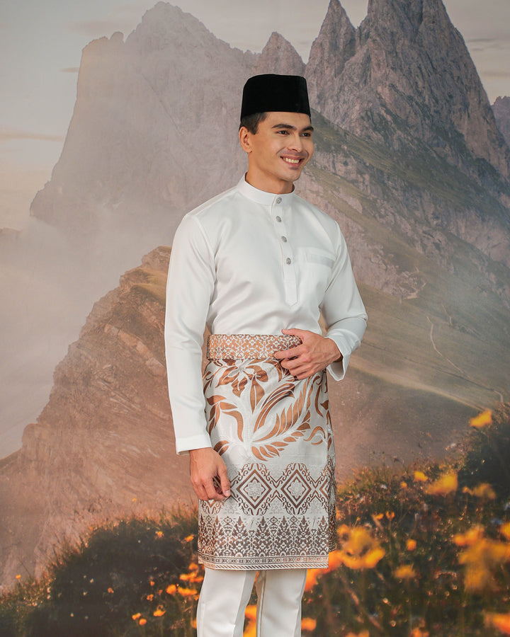 Teratai Instant Sampin Adult - Offwhite & Brown