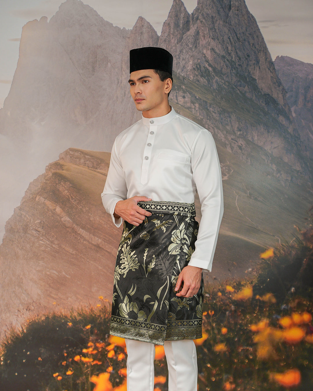 Seroja Instant Sampin Adult - Black & Gold