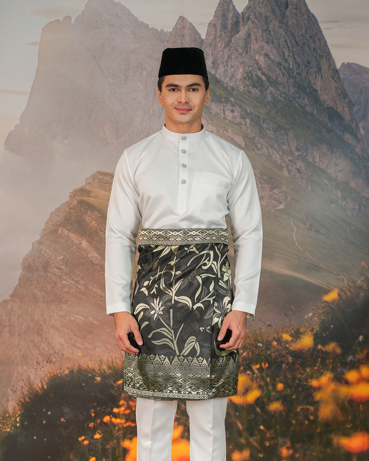 Cenderawasih Instant Sampin Adult - Black & Gold