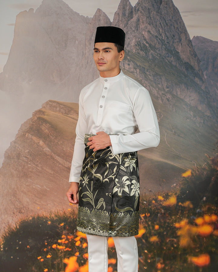 Cenderawasih Instant Sampin Adult - Black & Gold