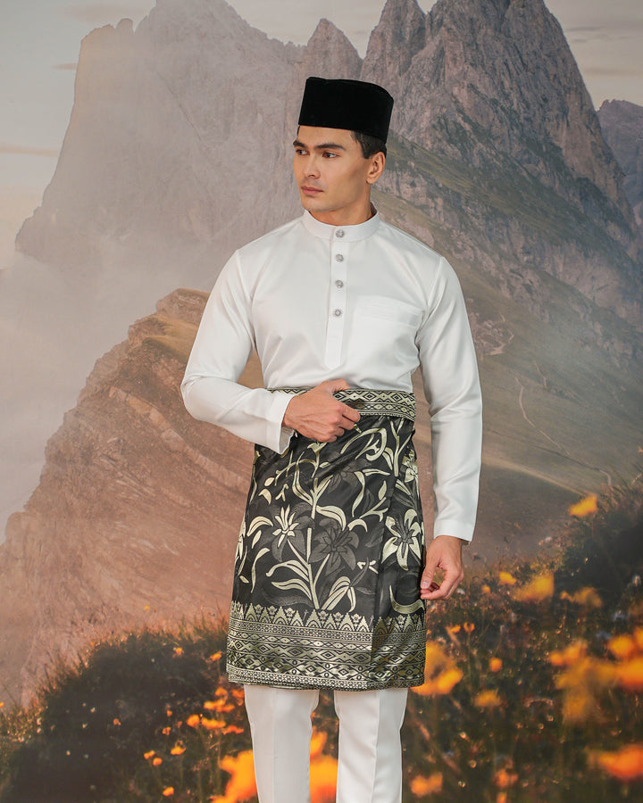 Cenderawasih Instant Sampin Adult - Black & Gold