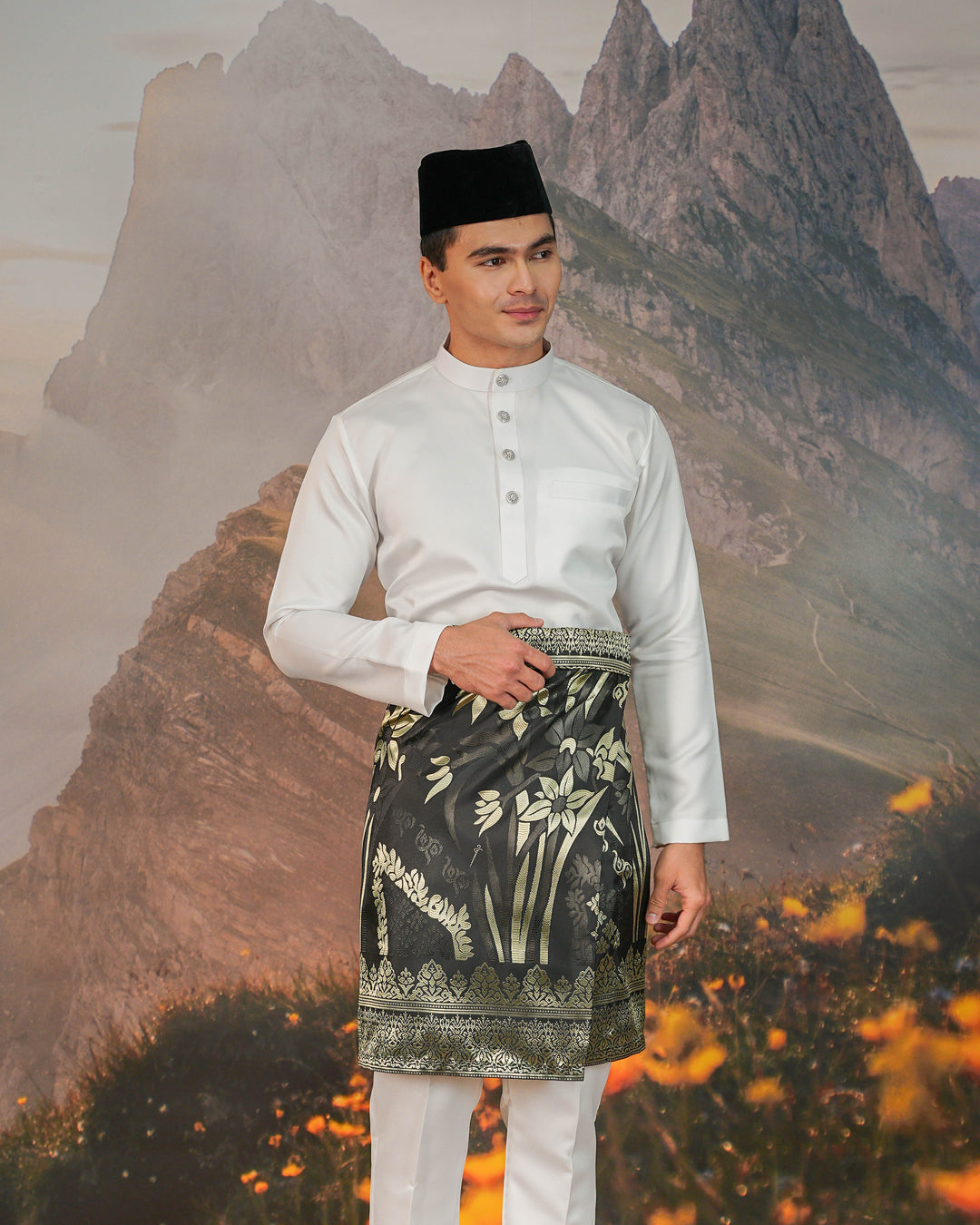 Nirmala Instant Sampin Adult - Black & Gold