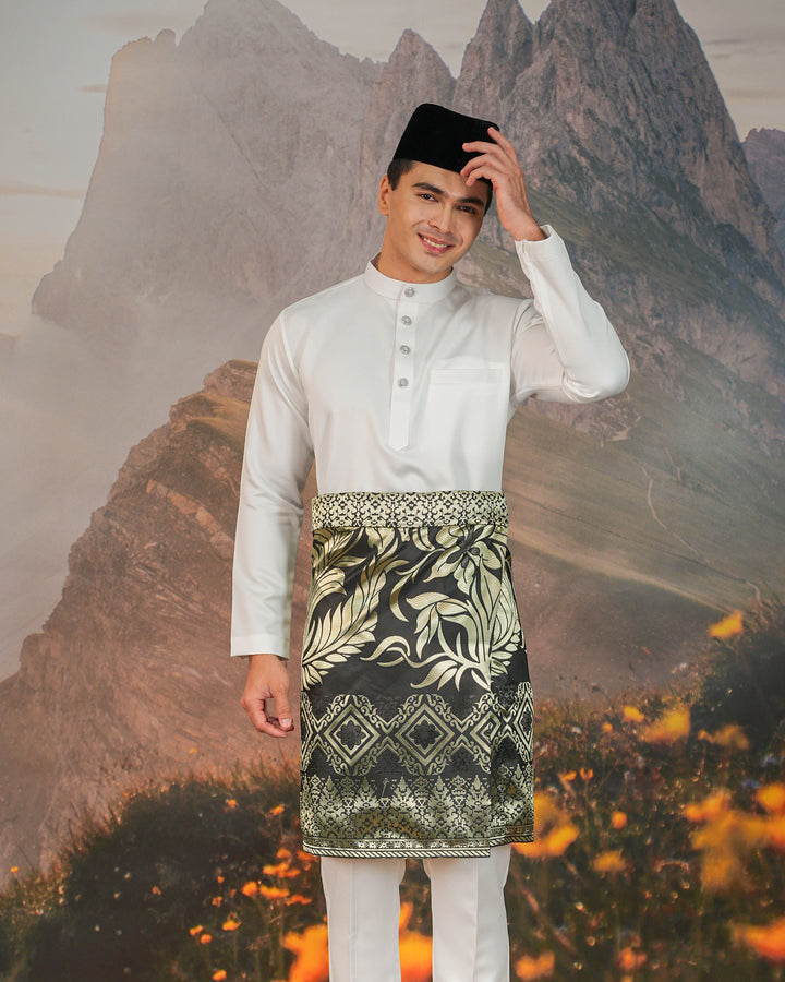 Teratai Instant Sampin Adult - Black & Gold