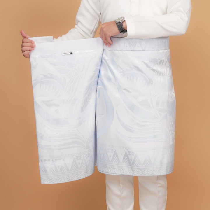 Tanjung Instant Sampin Adult - Offwhite & Soft Blue